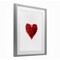 Stupell Industries Cluster of Hearts Shape Framed Print Under Glass, design by Christine Simpson Art